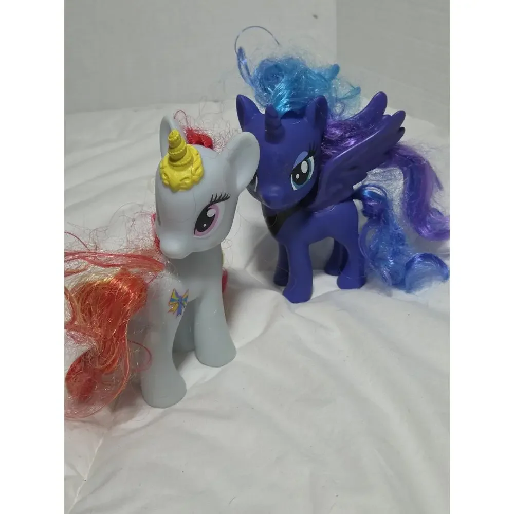 My Little Pony Princesses Celestia Luna 6” Pegasus Magic Figurine 2016 G4 Unicor